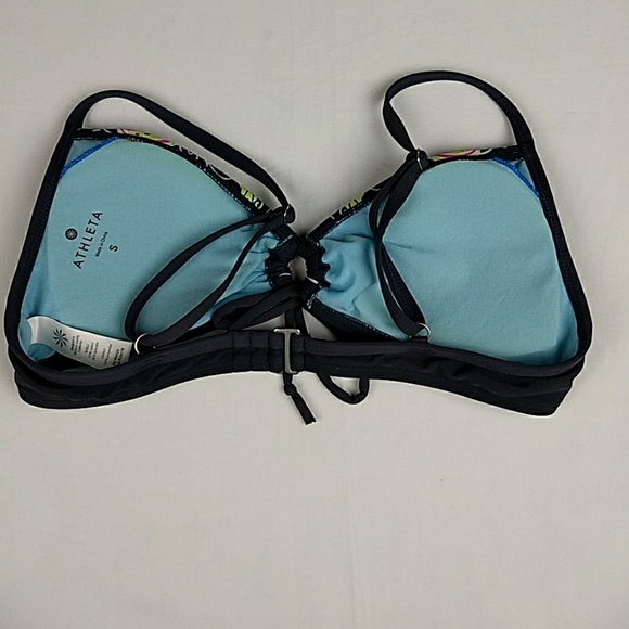 Athleta Floral Keyhole Bathing Suit Top - Picture 4 of 6